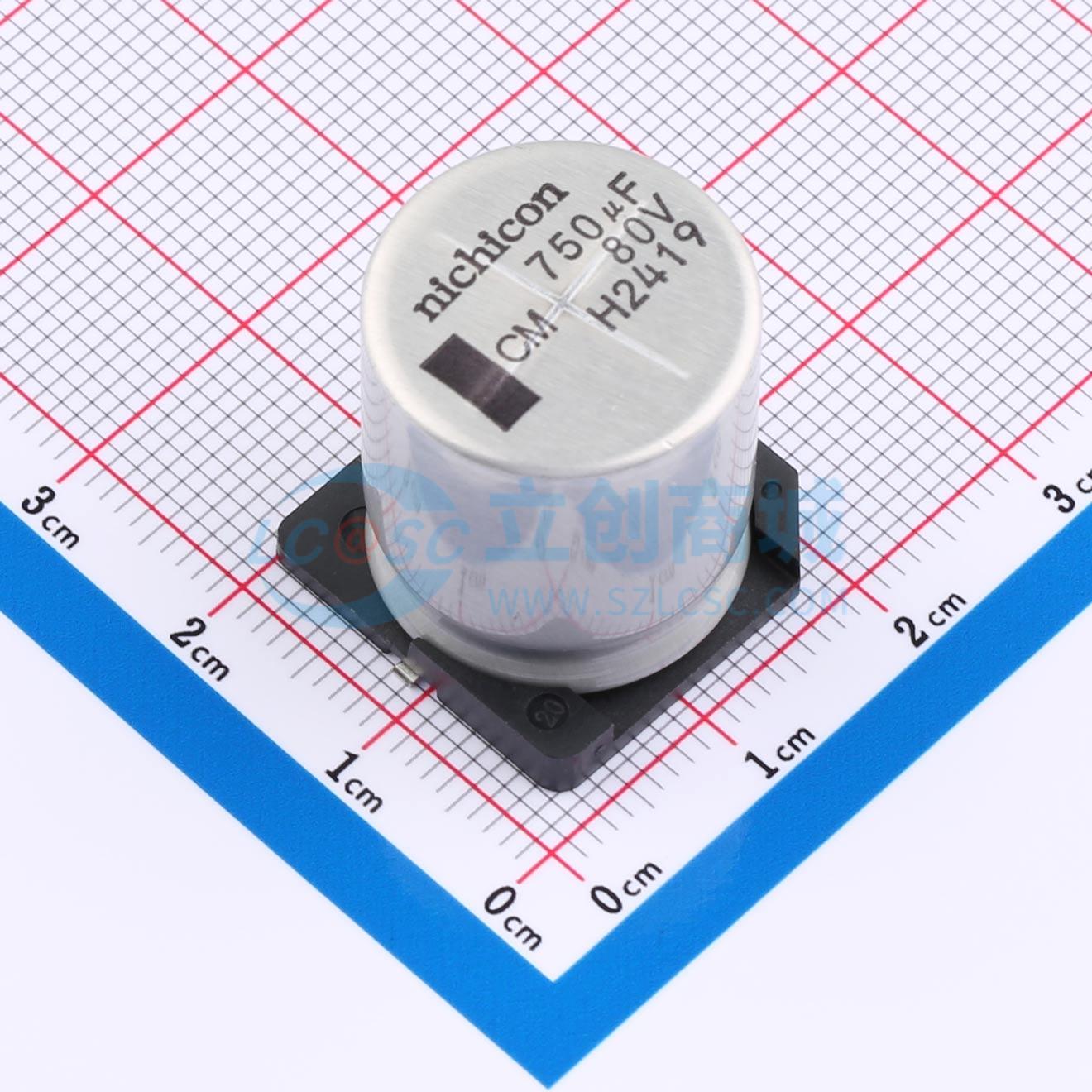 点击查看大图 UCM1K751MNJ1MS实物图