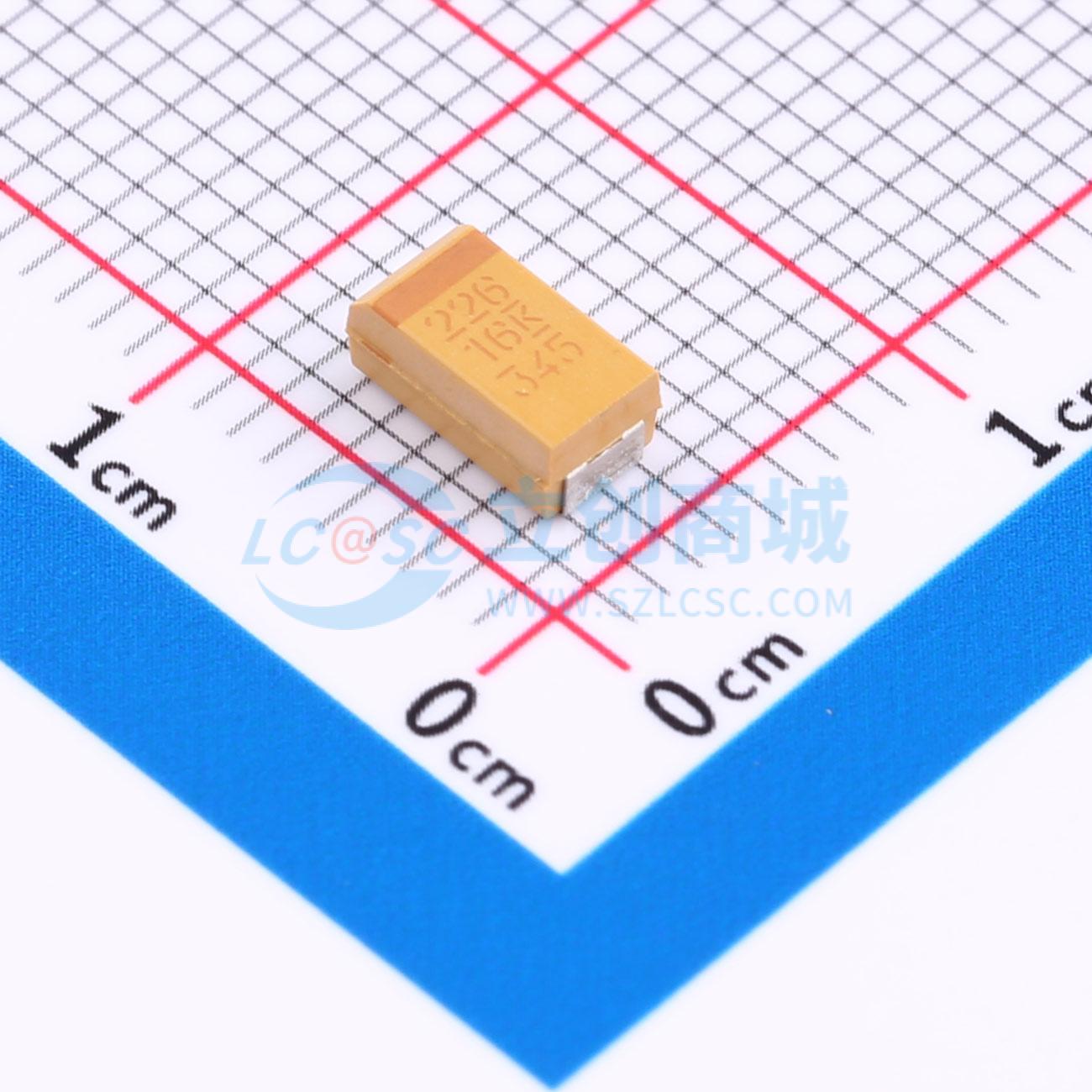 点击查看大图 T491C226K016AT实物图