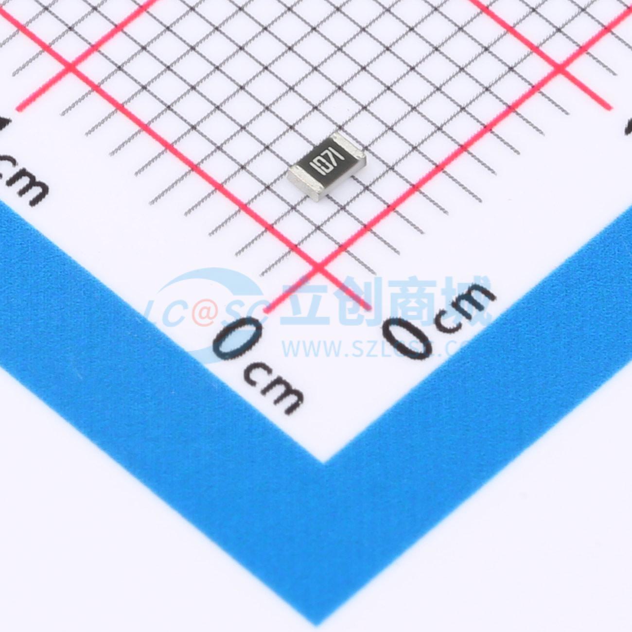 点击查看大图 0805W8F1071T5E实物图