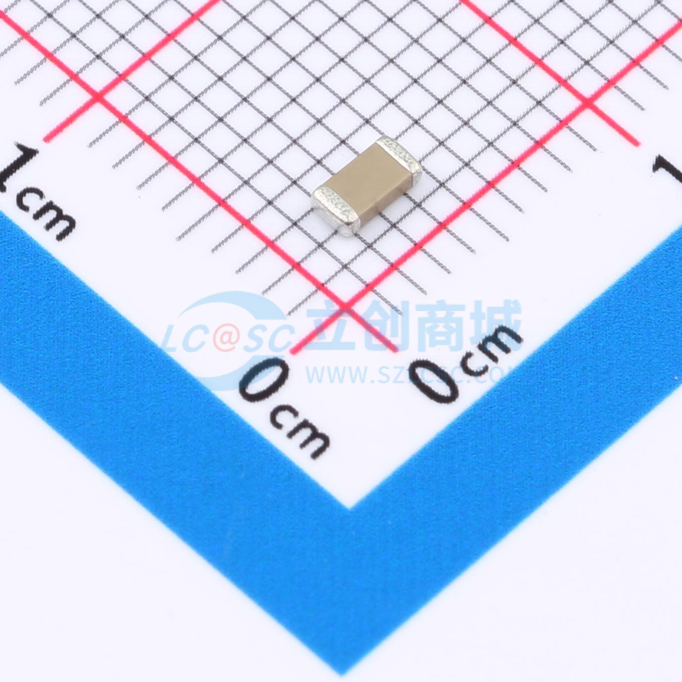 点击查看大图 CC1206KRX7R7BB104实物图