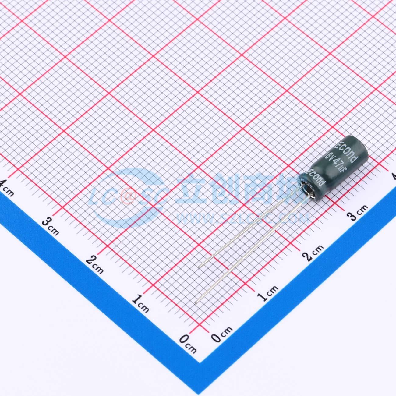点击查看大图 47uF16V5x11GF实物图