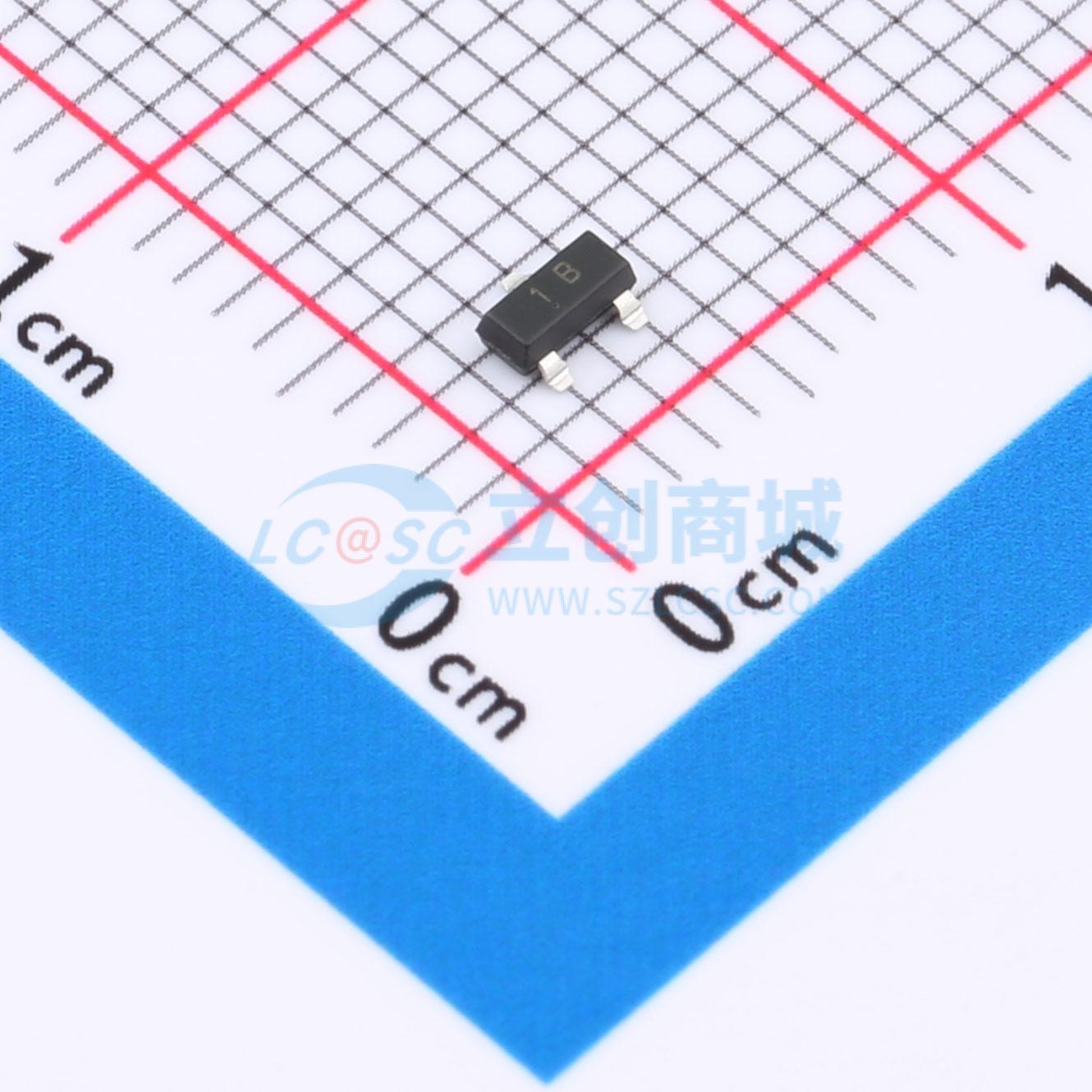 点击查看大图 BC846B(RANGE:200-450)实物图
