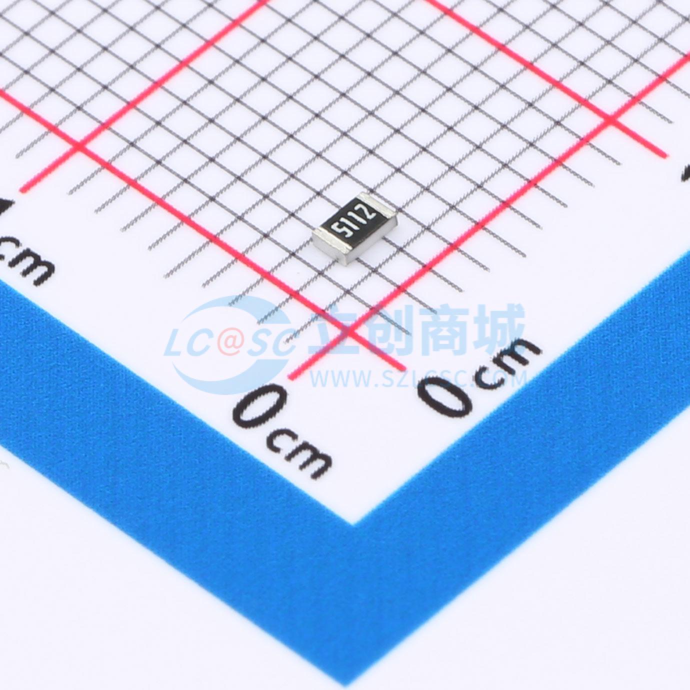 点击查看大图 RC0805FR-0751K1L实物图
