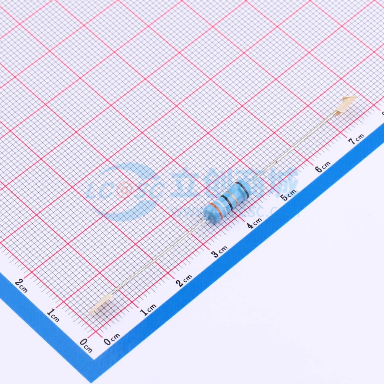 点击查看大图 MF1W-39Ω±1%实物图