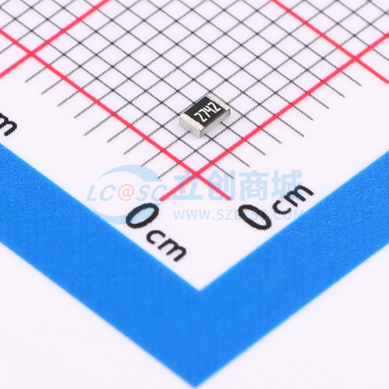 点击查看大图 AC0805FR-0727K4L实物图