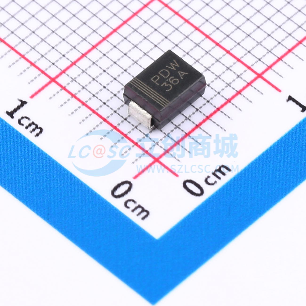 点击查看大图 P6SMB36A实物图