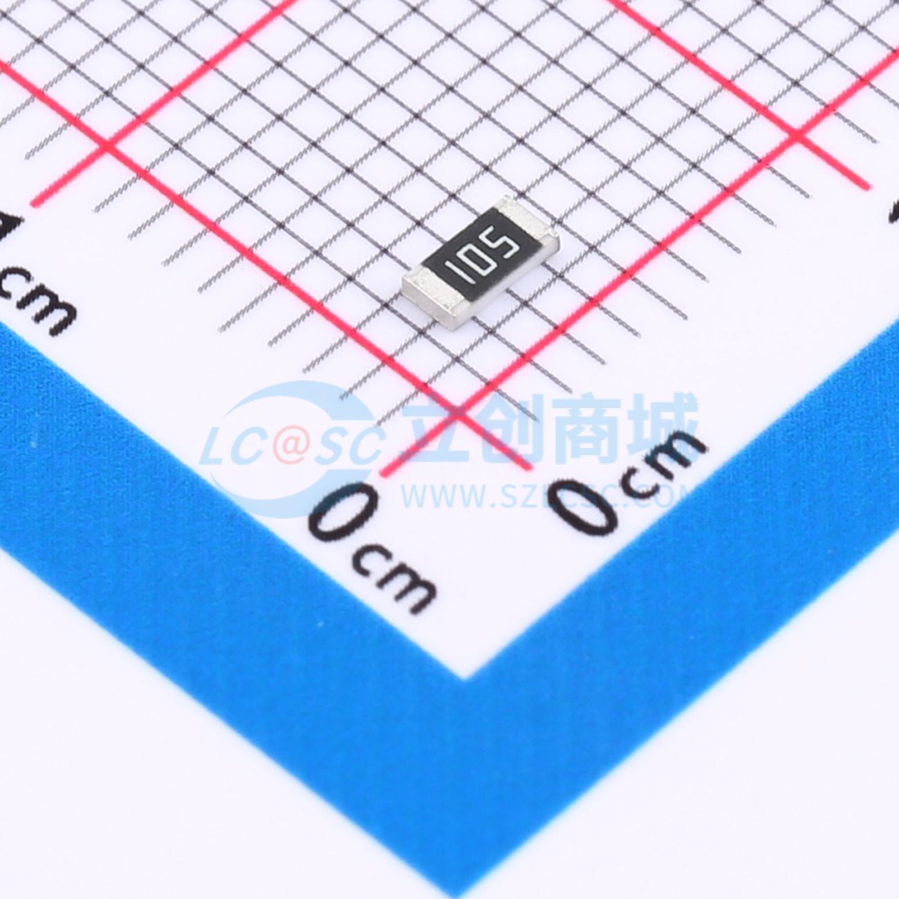 点击查看大图 FRC1206J105 TS实物图