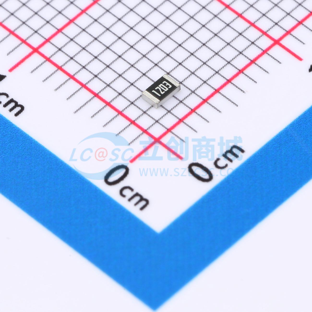 点击查看大图 RC0805FR-07120KL实物图