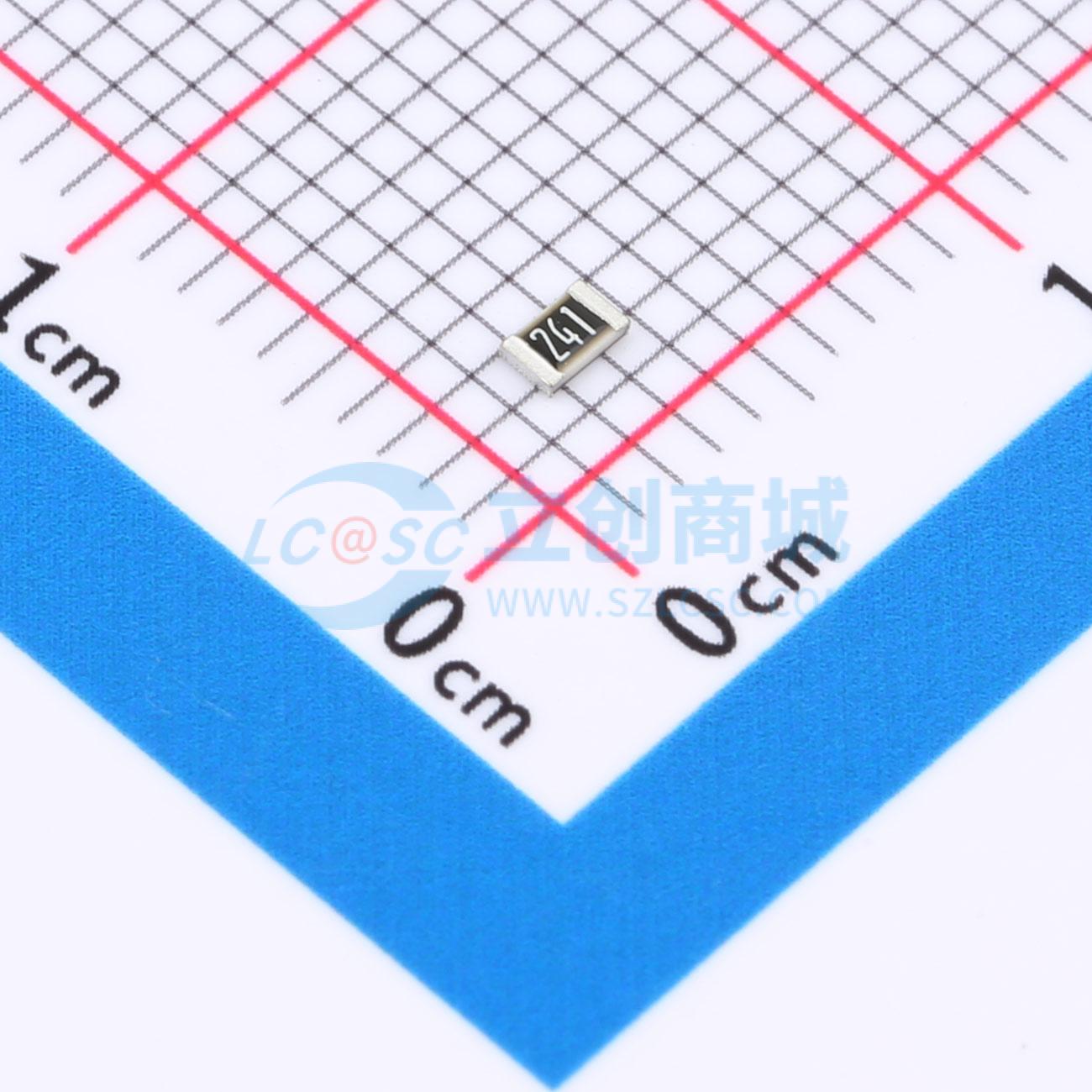 点击查看大图 PTFR0805B240RN9实物图