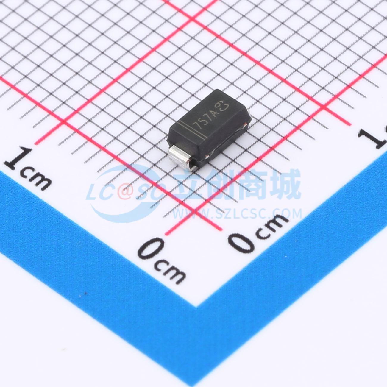点击查看大图 1SMA4757AG实物图