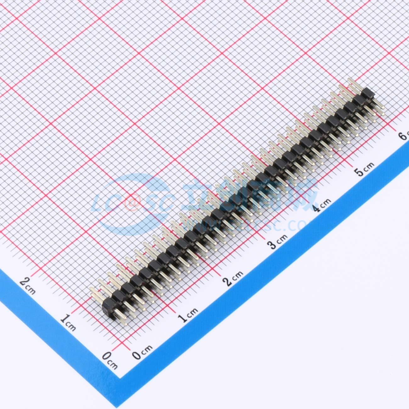 2.0-2*30P双排针实物图
