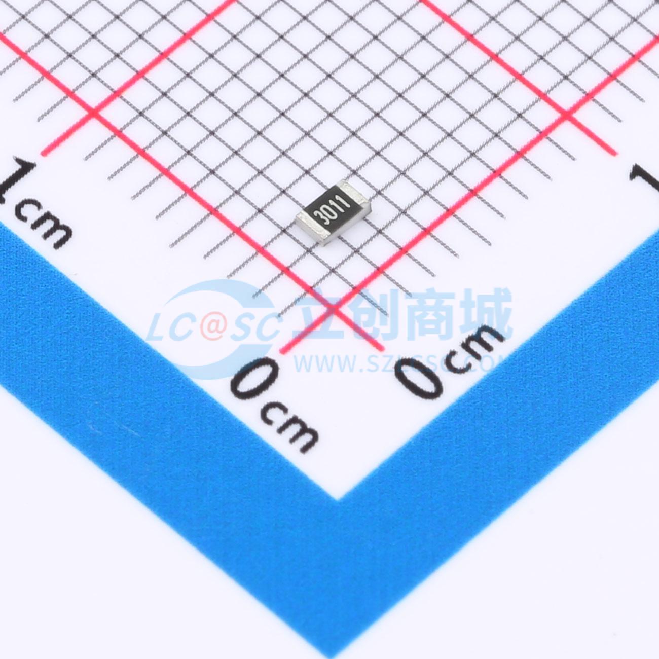 0805W8F3011T5E实物图