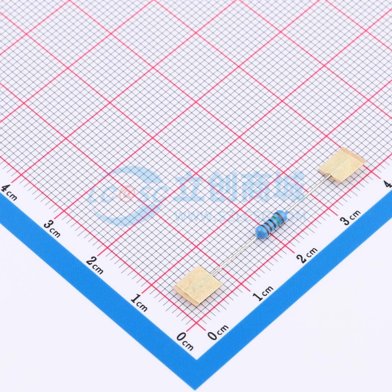 点击查看大图 MF1/4W-1K5±1%-ST26实物图