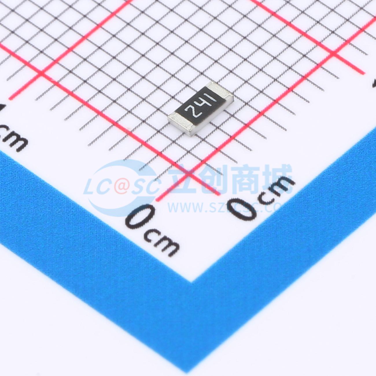 点击查看大图 FRC1206J241 TS实物图