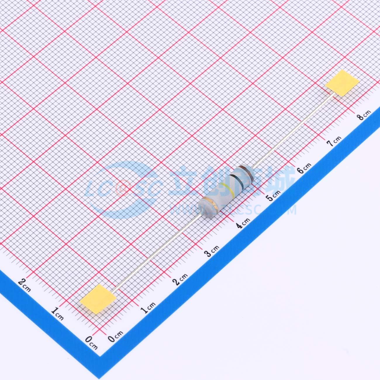 点击查看大图 MOF3WS-100KΩ±5%T实物图