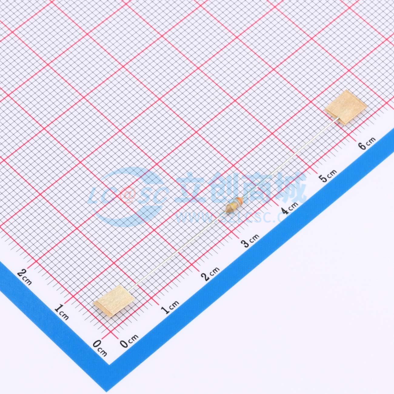 点击查看大图 CR1/8W-390K±5%-ST52实物图