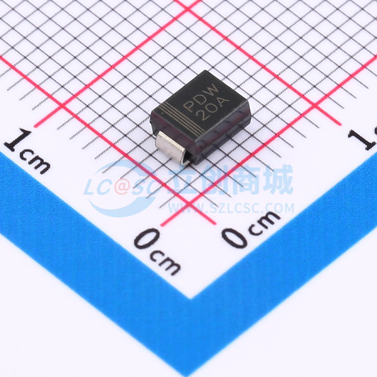 点击查看大图 P6SMB20A实物图