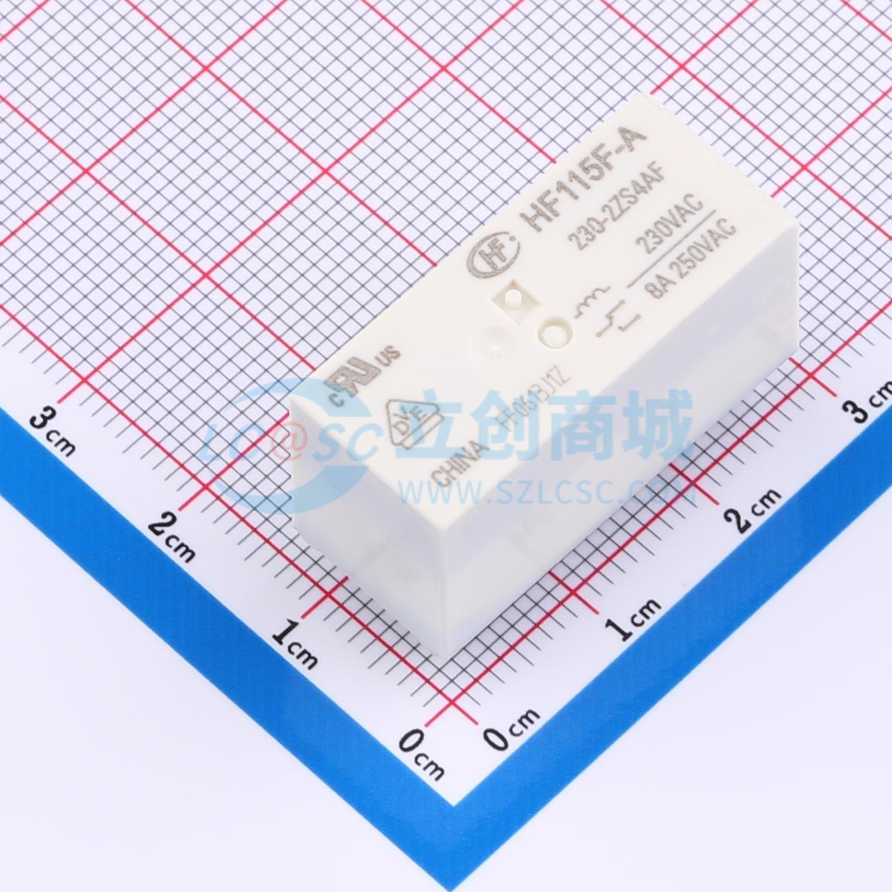 点击查看大图 HF115F-A/230-2ZS4AF实物图