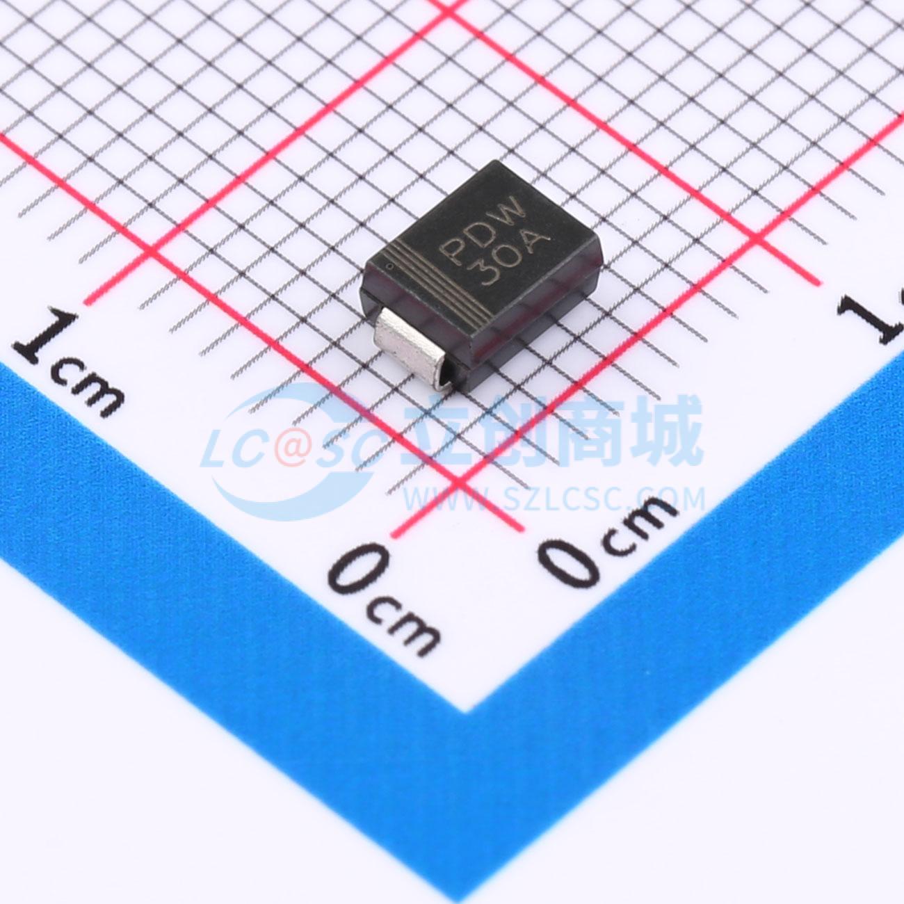 点击查看大图 P6SMB30A实物图