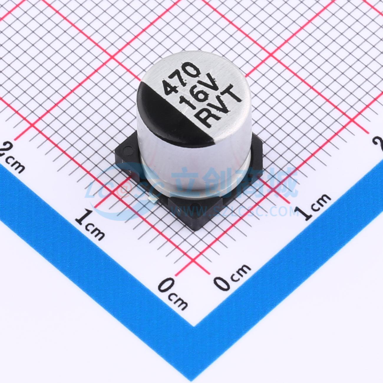 点击查看大图 RVT1C471M1010实物图