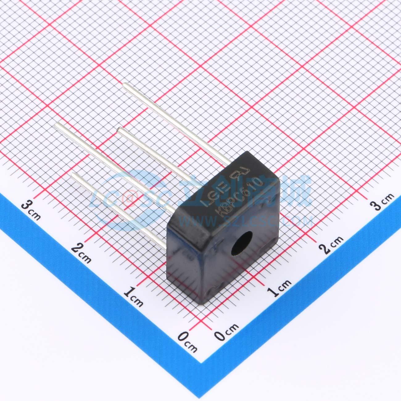 点击查看大图 KBPC610实物图