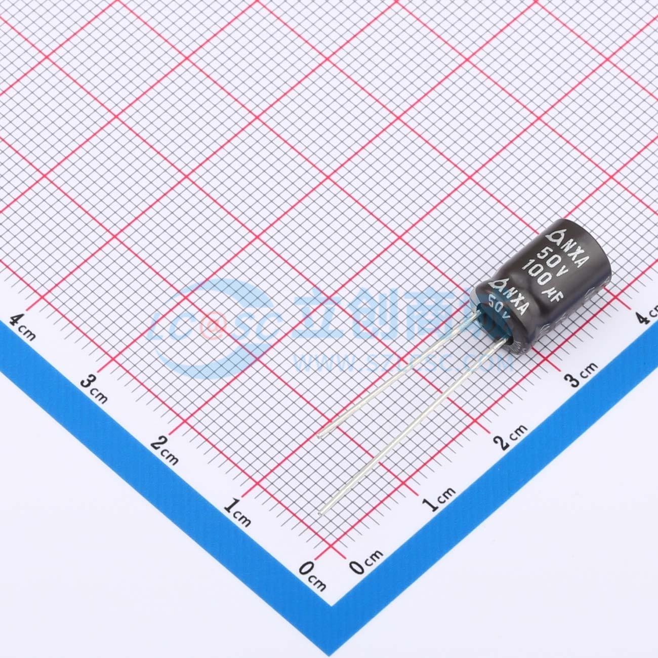 NXA50V100M8*11.5 LO实物图