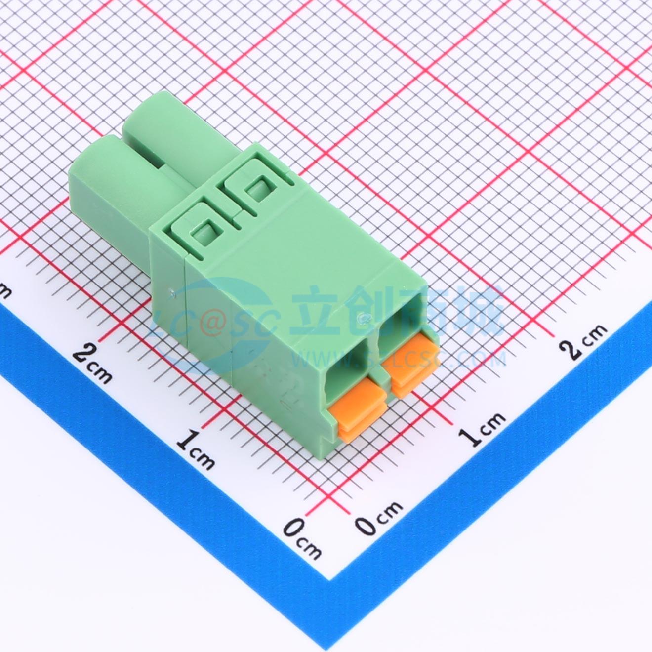 点击查看大图 KF2EDGKN-5.08-2P实物图