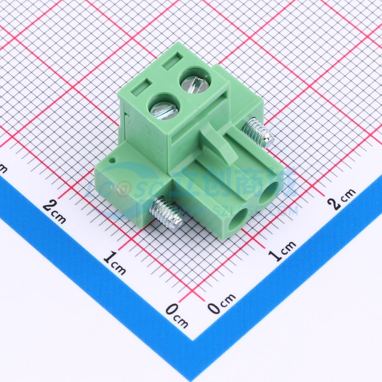 点击查看大图 2EDGKM-5.08-02P-14-00A(H)实物图