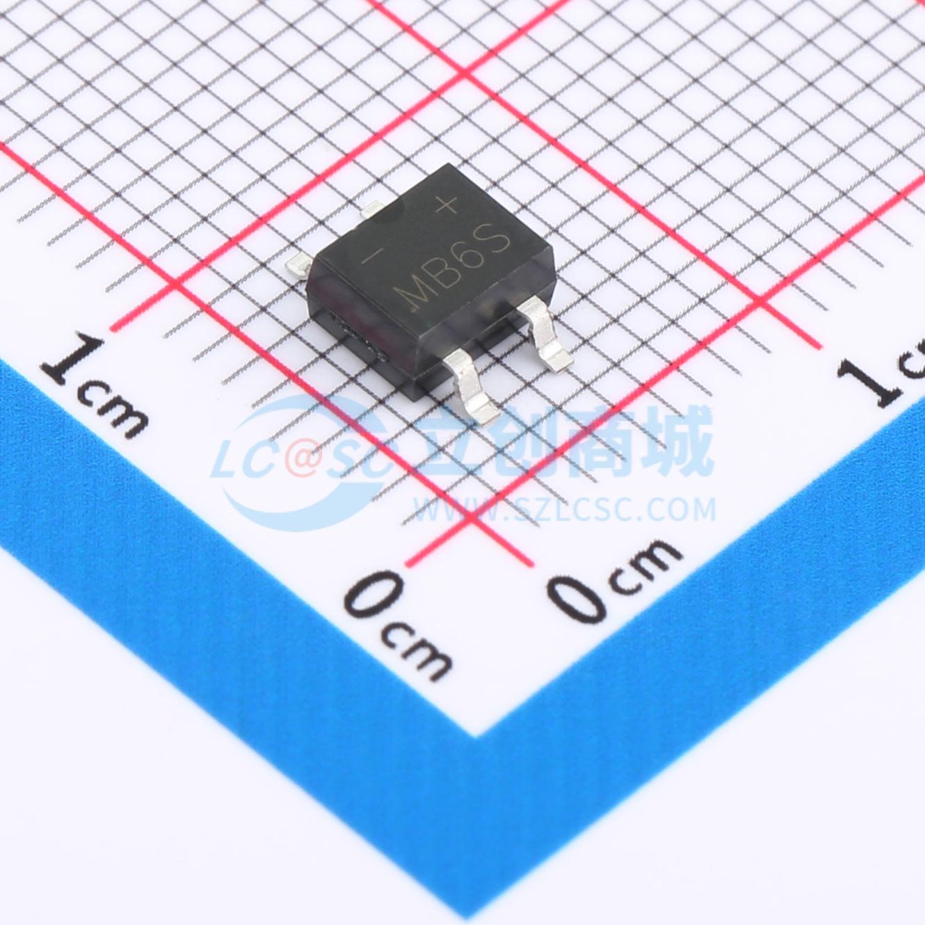 点击查看大图 MB6S(0.8A)实物图
