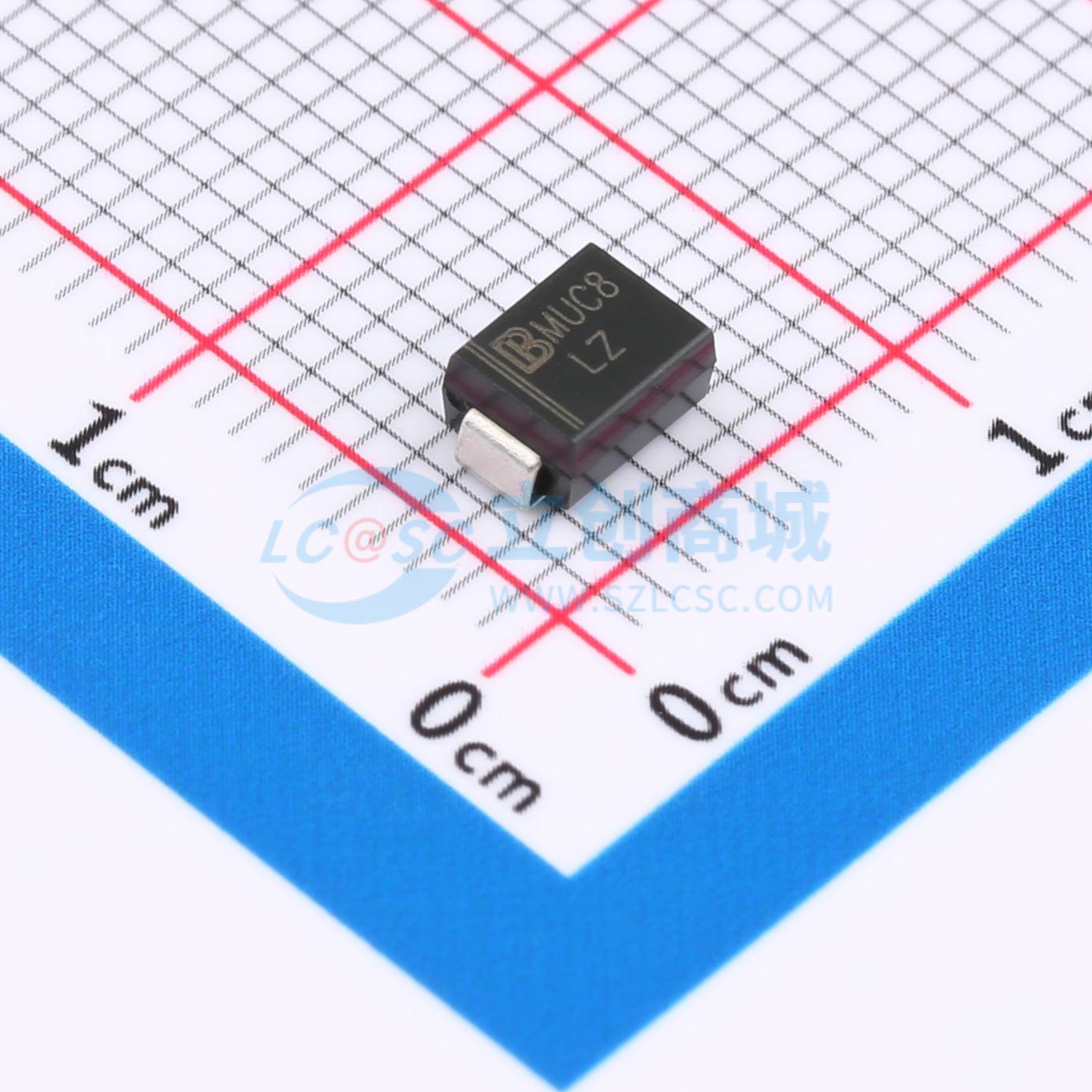 点击查看大图 SMBJ24A/TR13实物图