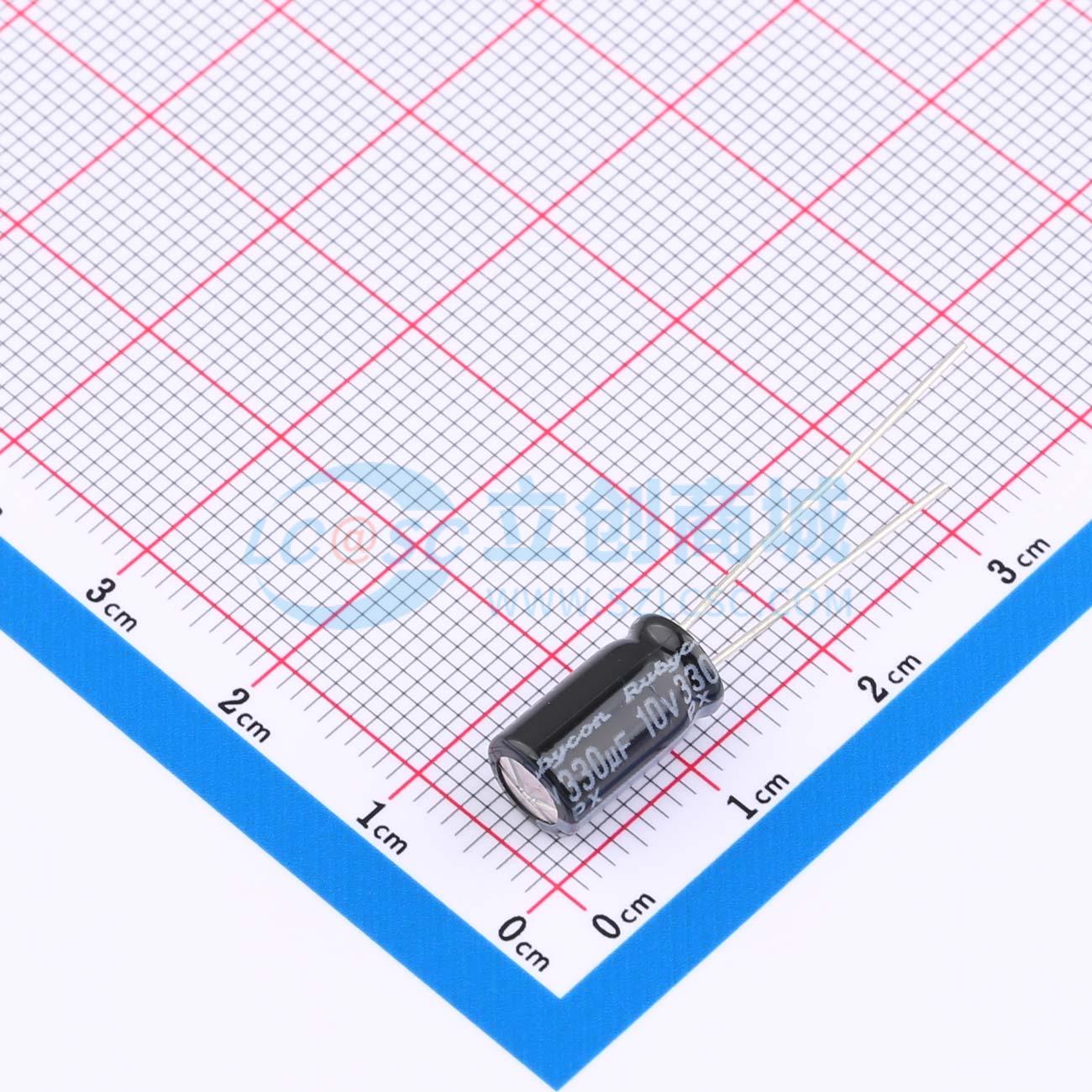 点击查看大图 10PX330MEFC6.3X11实物图