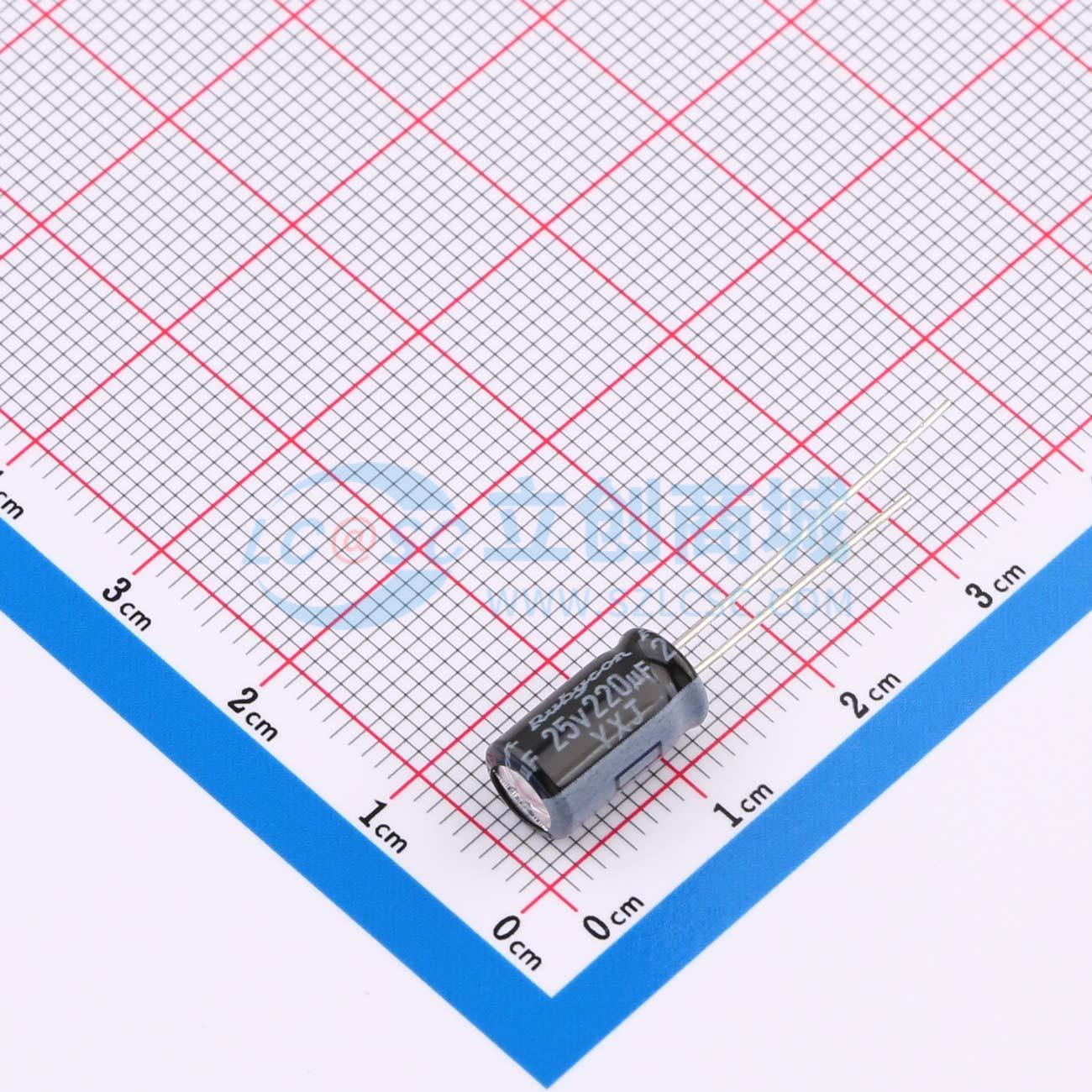 点击查看大图 25YXJ220M6.3X11实物图