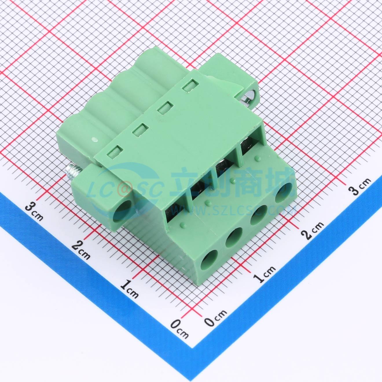 点击查看大图 DB2EKCM-5.08-4P-GN-S实物图
