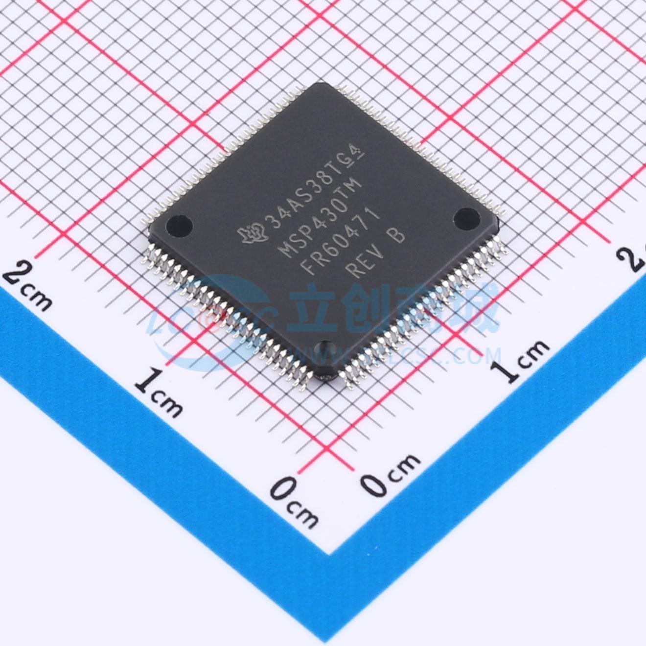 点击查看大图 MSP430FR60471IPZR实物图