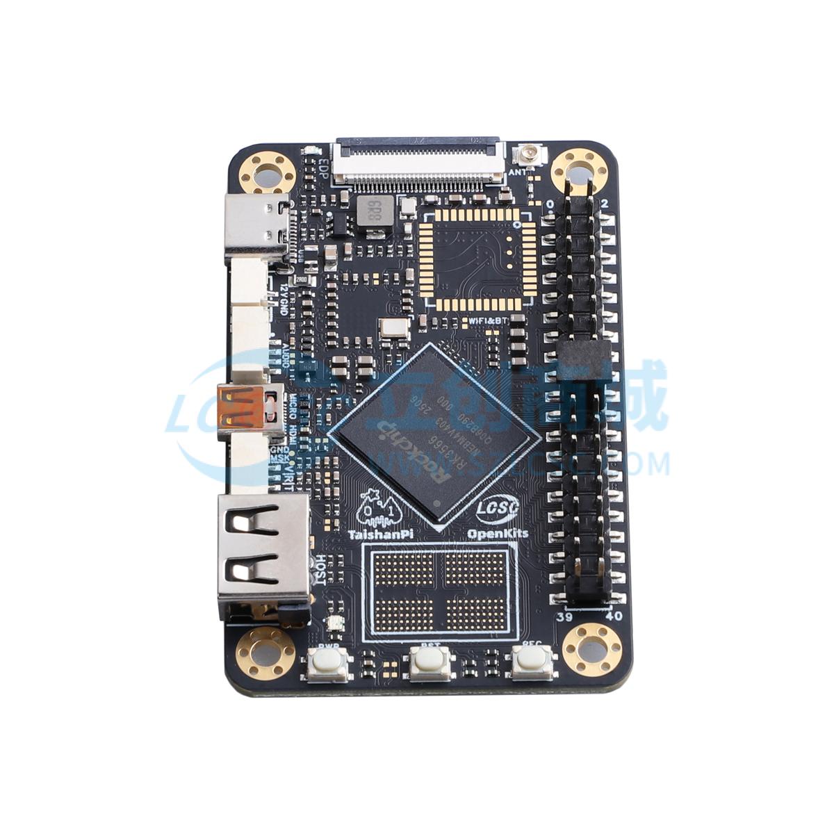 点击查看大图 LCKFB-TSPI-RK3566-0G-0G-WIFI(NC)实物图