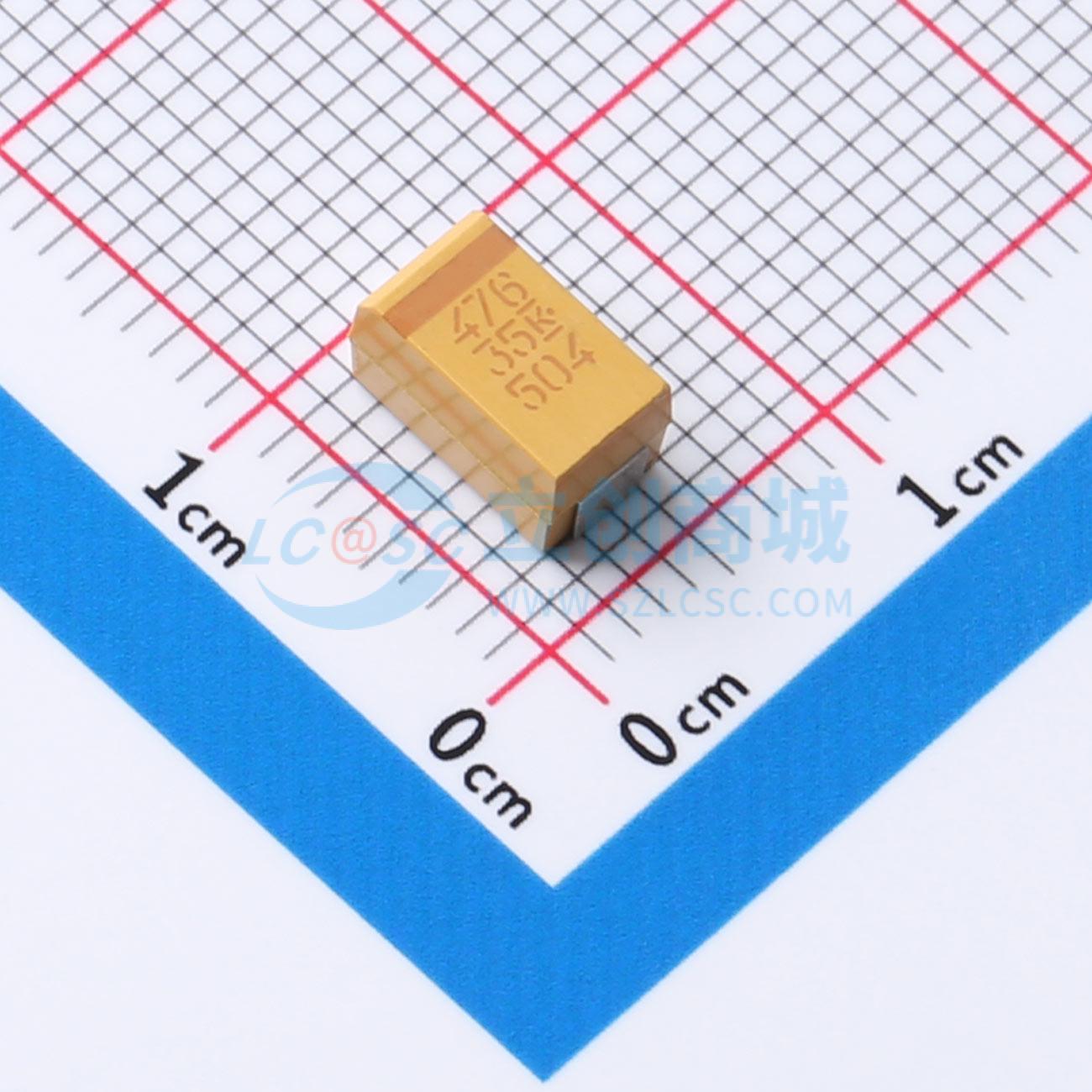 点击查看大图 T498X476K035ATE500实物图