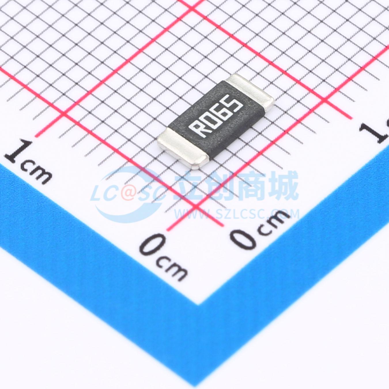 点击查看大图 HoJLR2512-3W-65mR-1%实物图