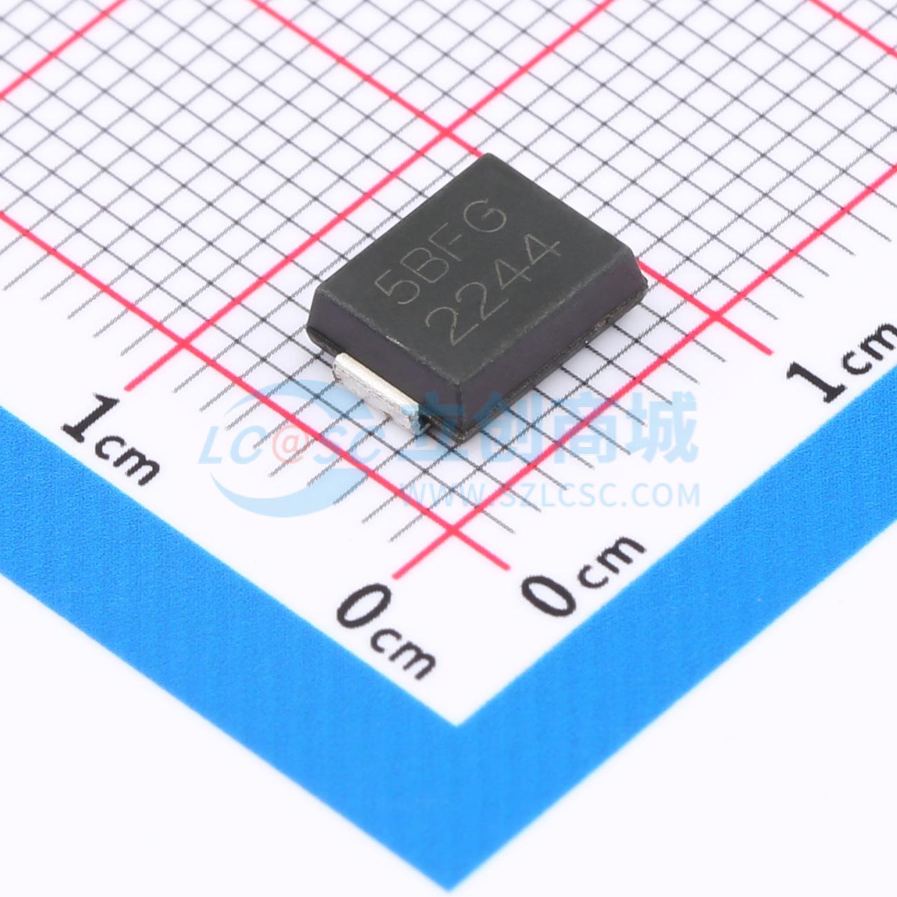 点击查看大图 5.0SMDJ28CA实物图