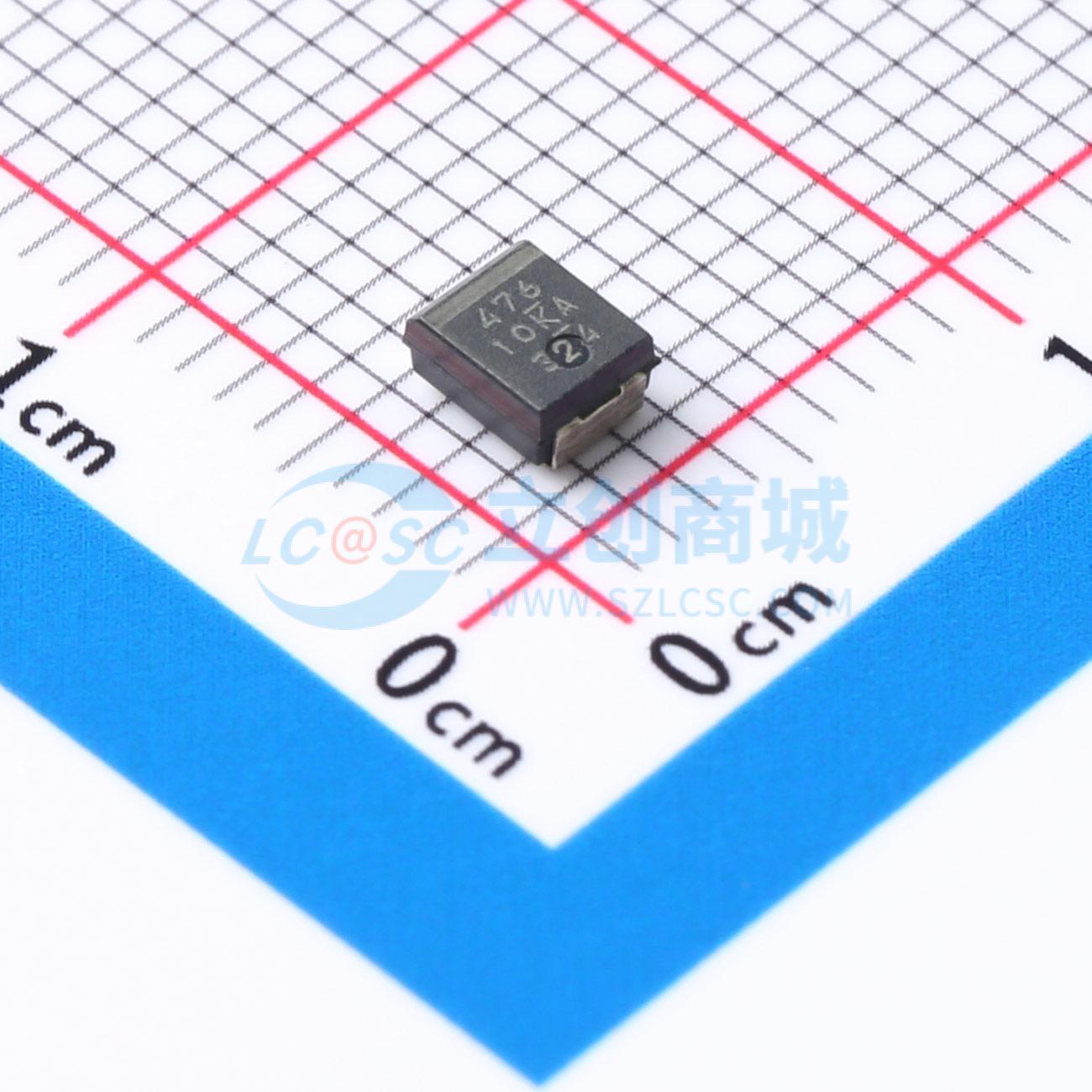 点击查看大图 T591B476M010ATE070实物图