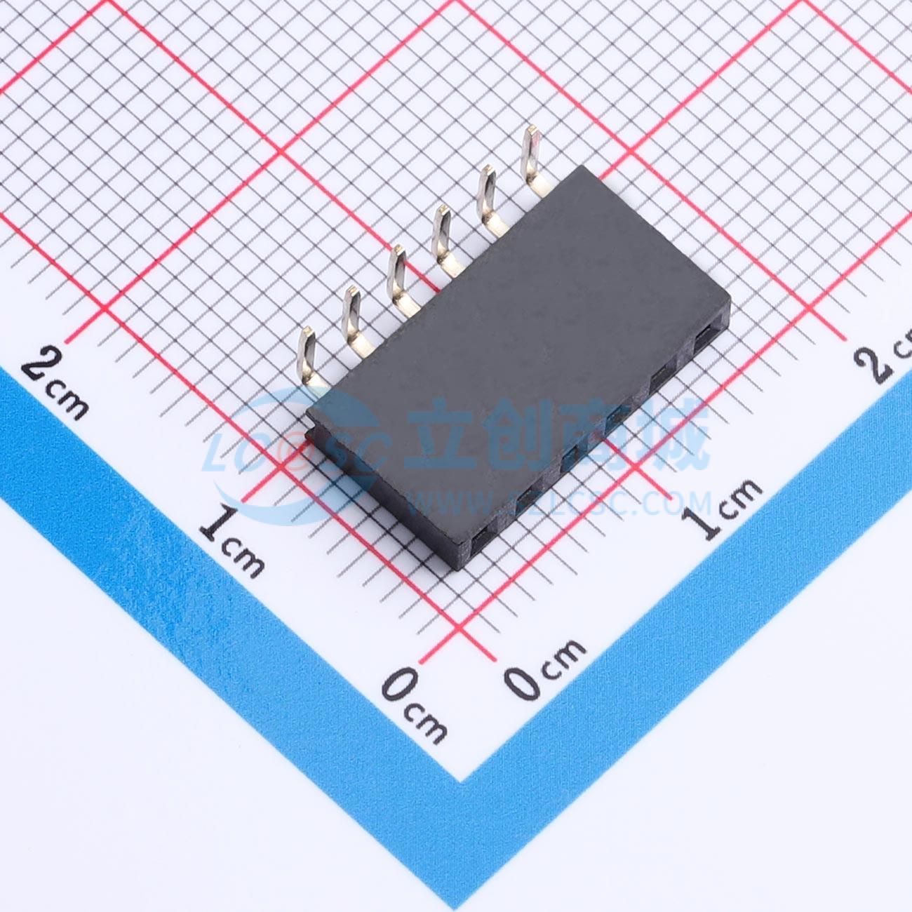 点击查看大图 2.54-1x6P WZPM实物图