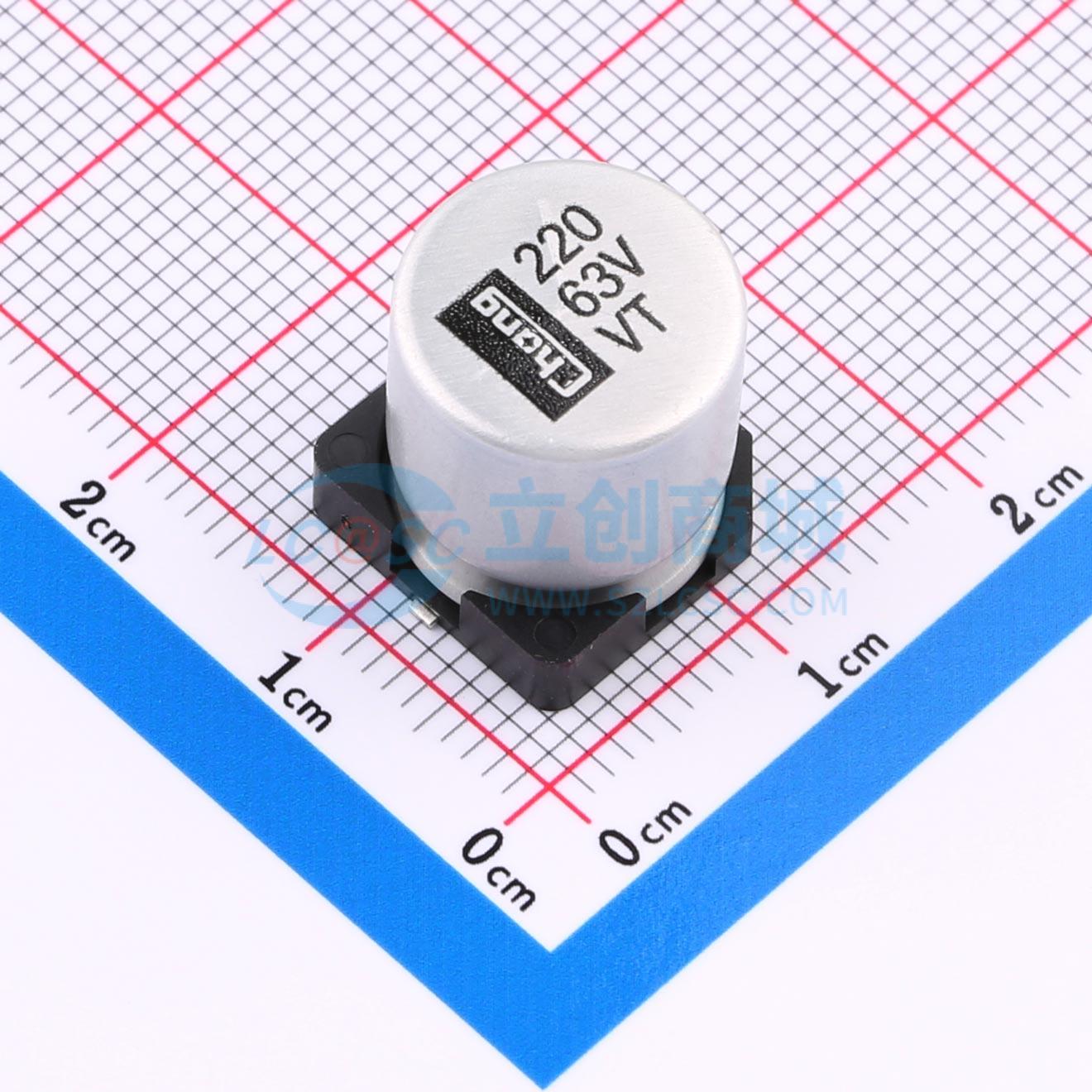 点击查看大图 VT1J221MI135000CE0实物图