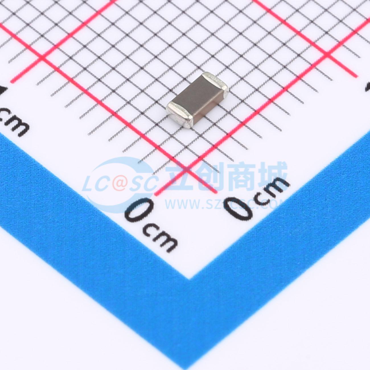 点击查看大图 TCC1206X7R102K102DTS实物图