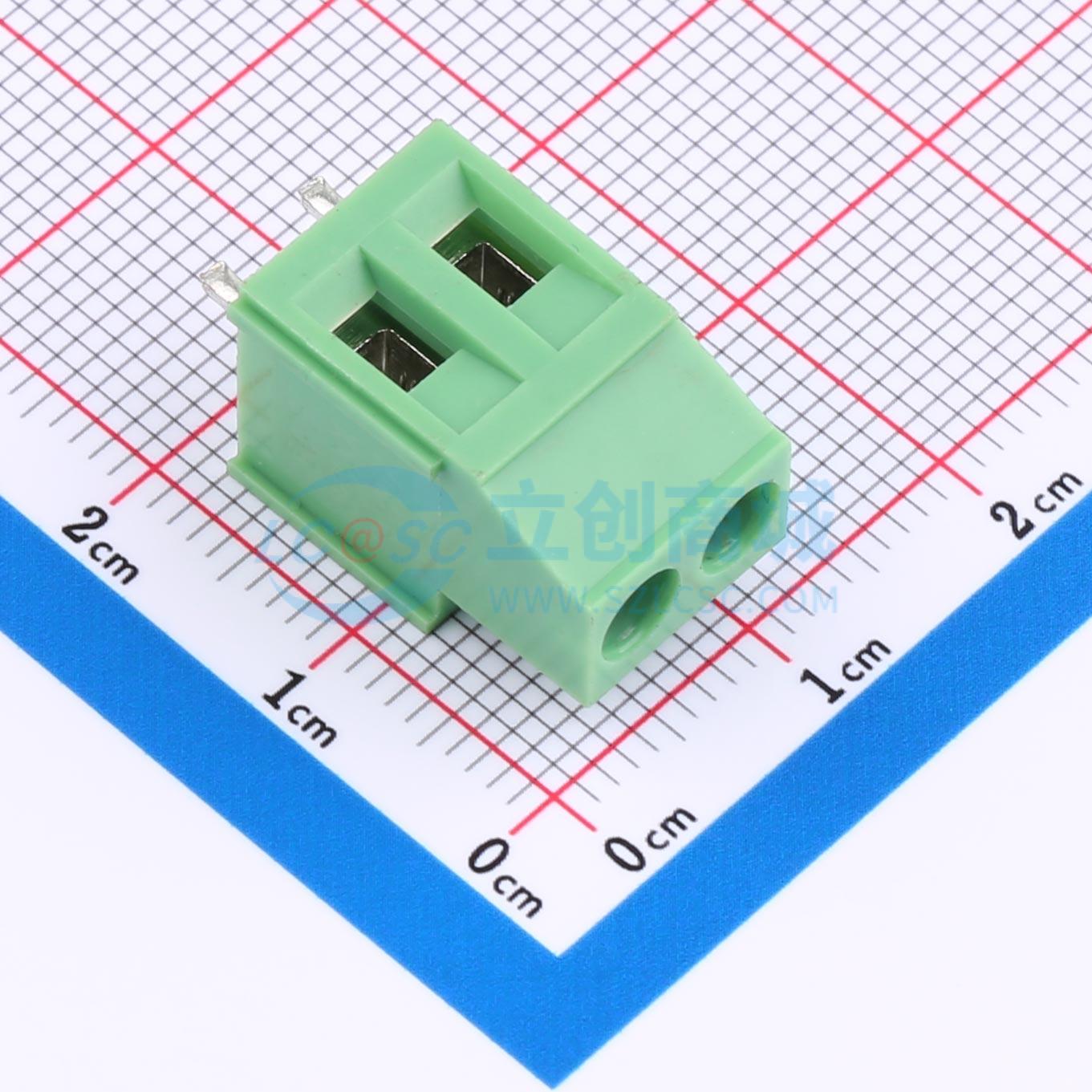 点击查看大图 XY129V-B-5.08-2P实物图