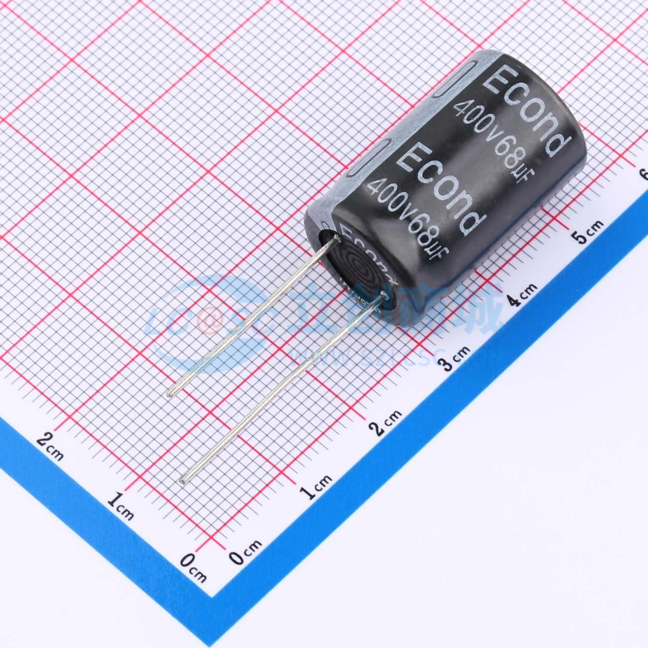 点击查看大图 68uF400V16x25KM实物图