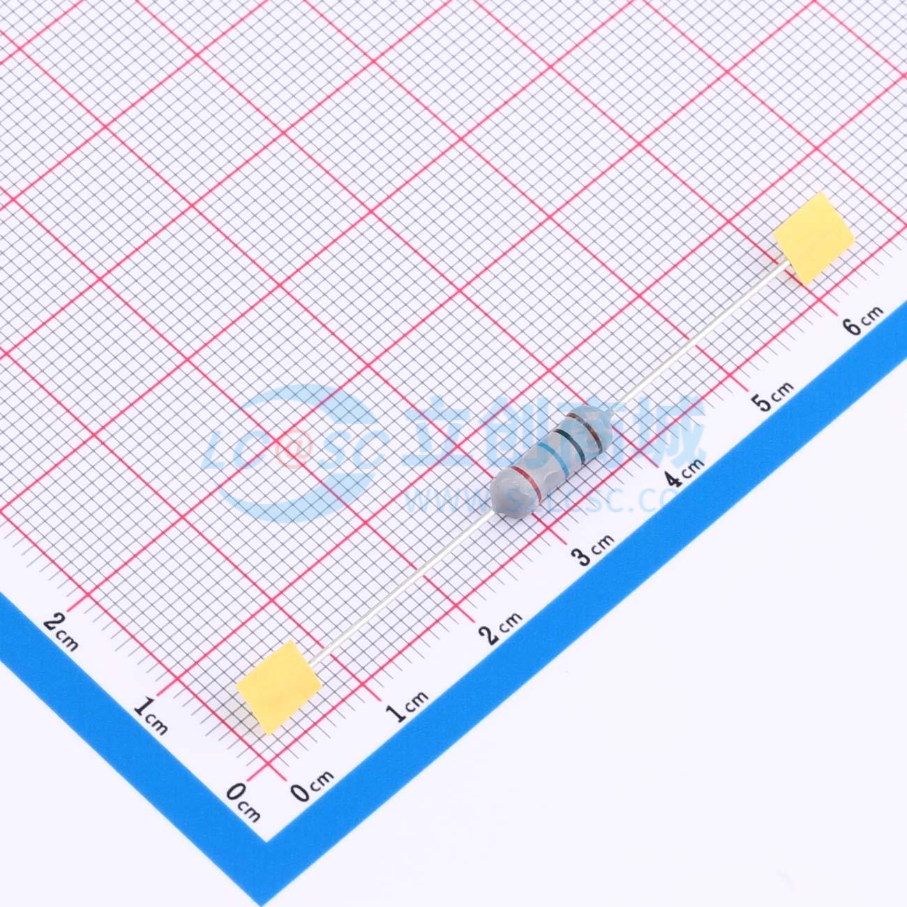 点击查看大图 RI40-1W-10MΩ±2%T实物图