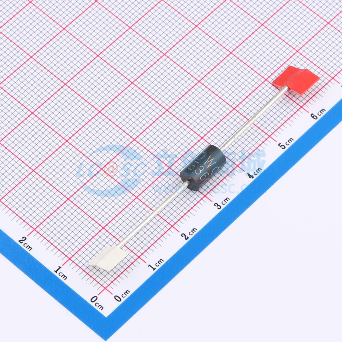 点击查看大图 1.5KE36CA实物图