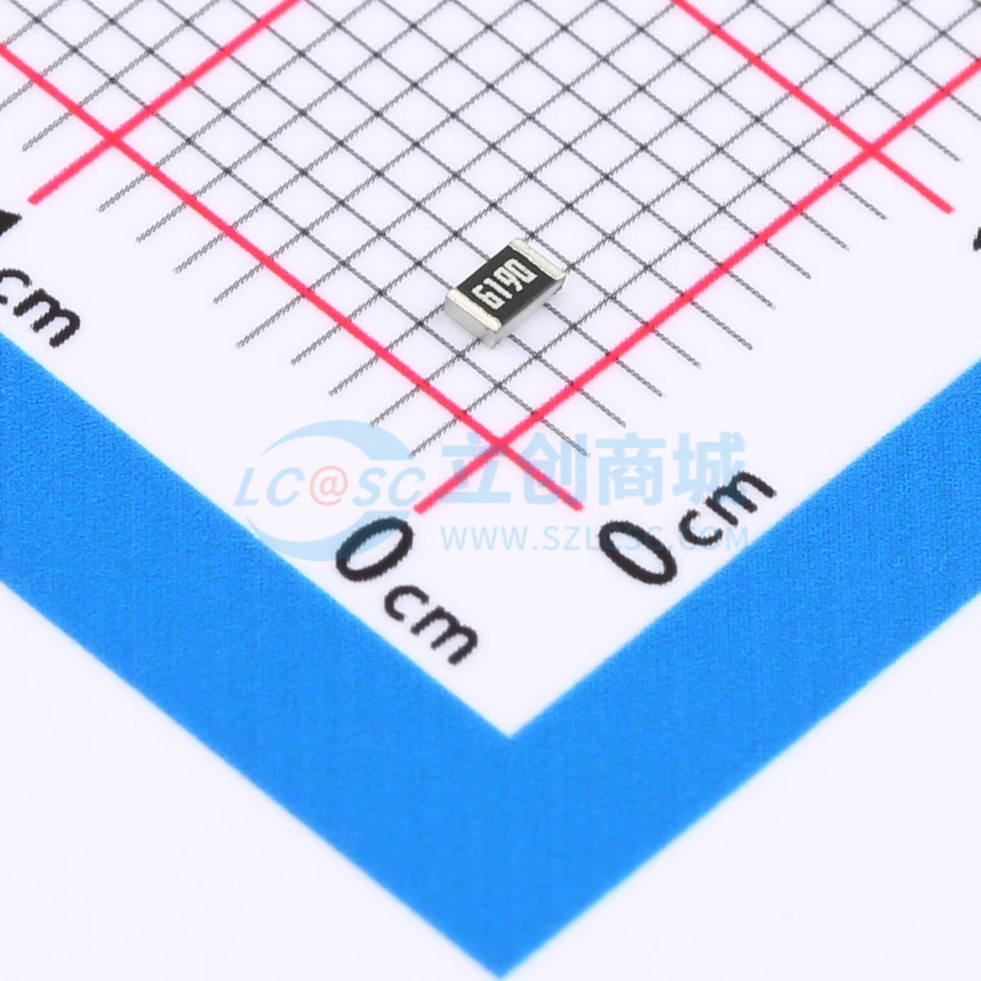点击查看大图 AC0805FR-07619RL实物图