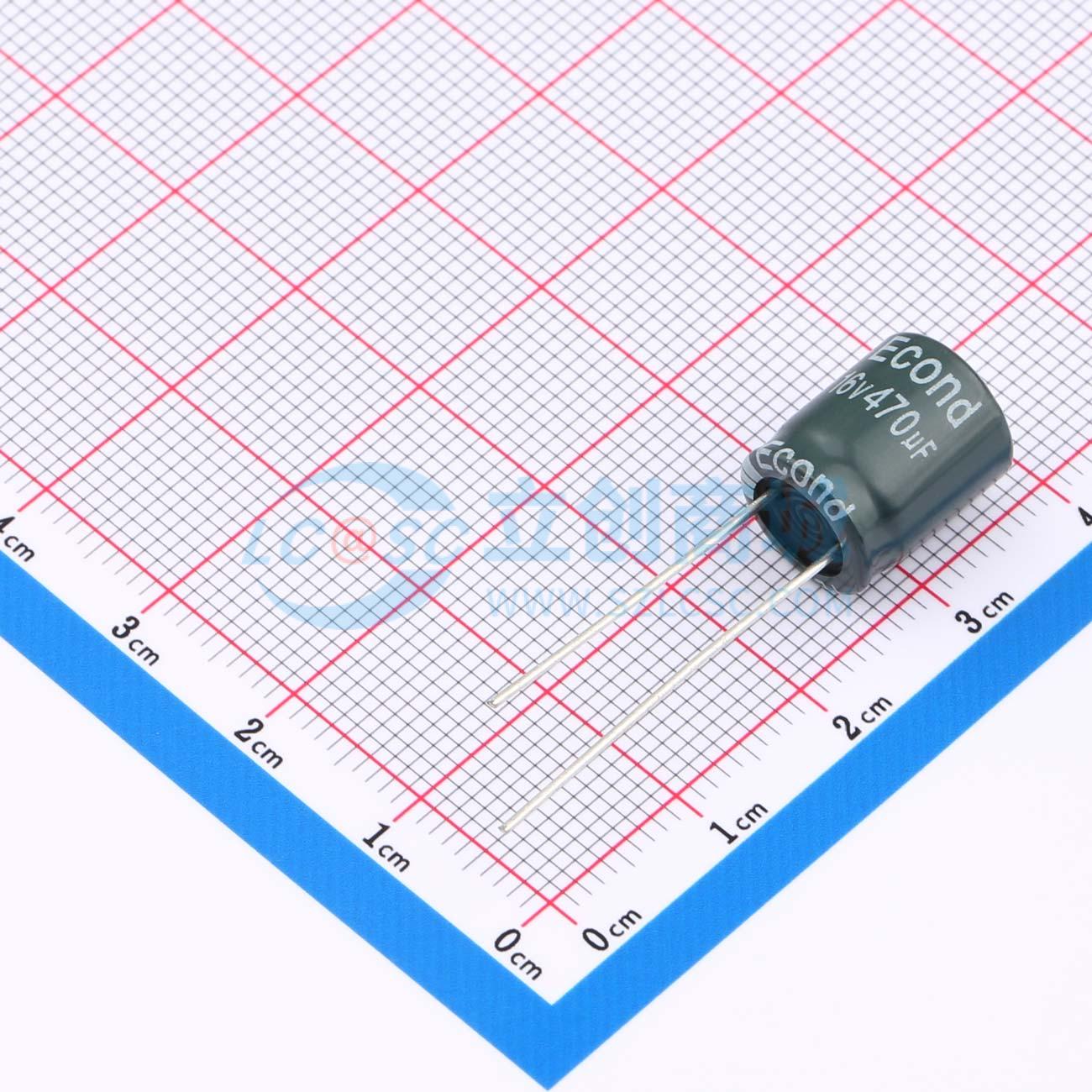 点击查看大图 470uF16V10x12GF实物图