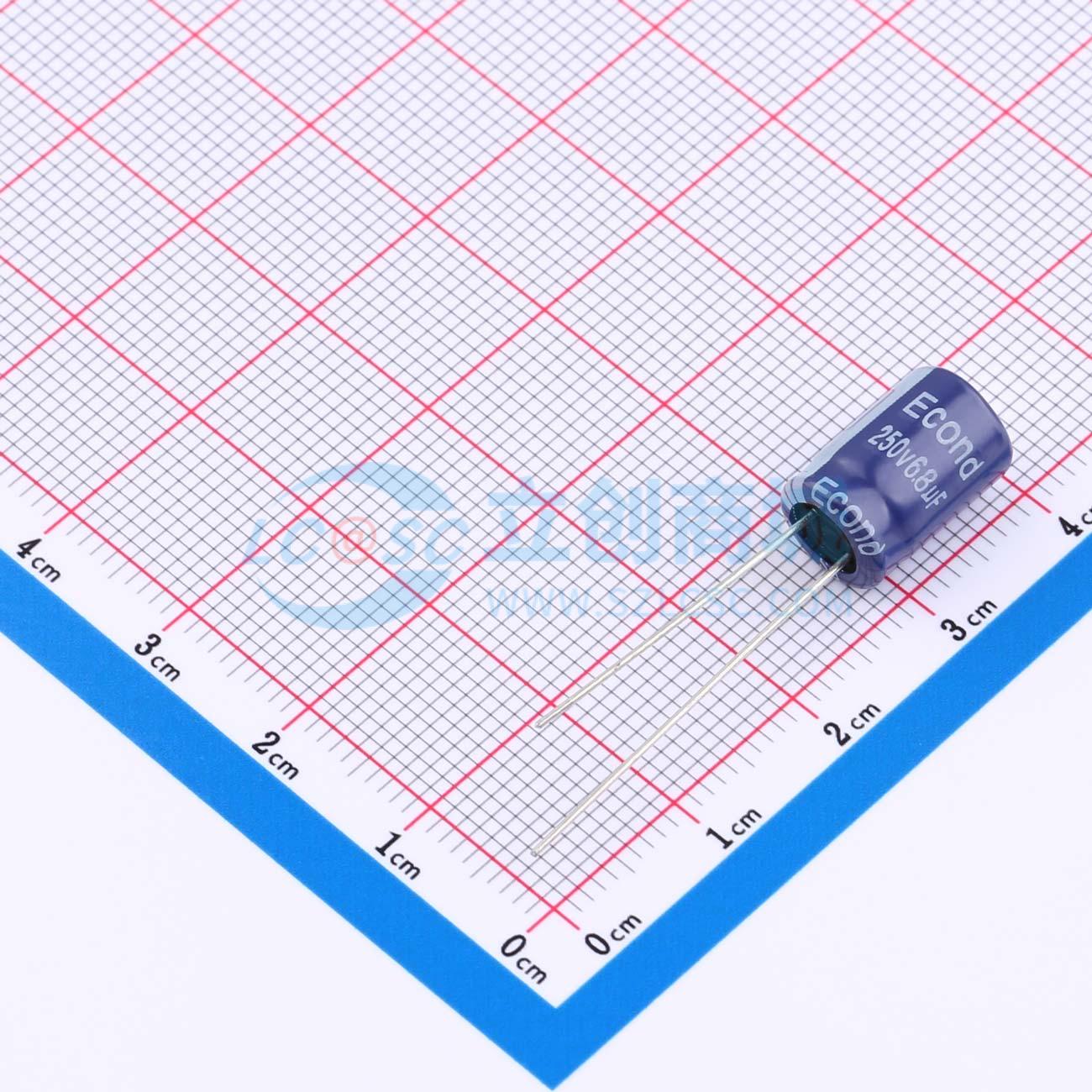 点击查看大图 6.8uF250V8x12FS实物图
