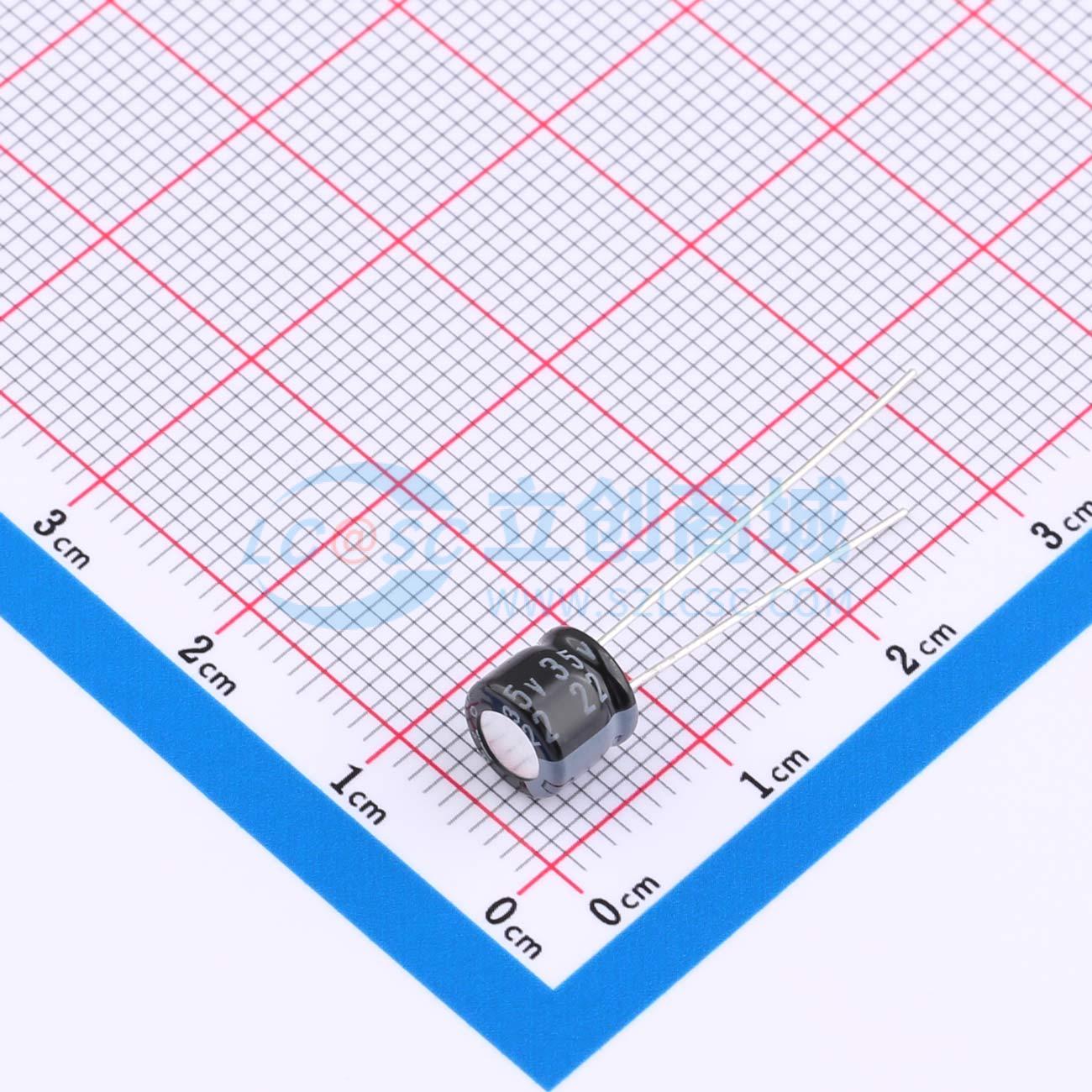 35MH522MEFC6.3X5实物图